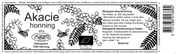 Akacie Bulgarsk Øko honning - Image 2